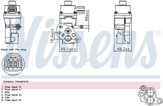 Βαλβίδα AGR MAZDA 2, 3, MX-5 III 1.3-2.0 03.05-06.15