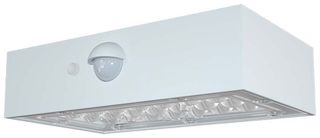 V-TAC Ηλιακό Επιτοίχιο Φωτιστικό Κήπου LED BRICK Up-Down 3W 350lm IP65 με Αισθητήρα Κίνησης PIR Ζεστό+Φυσικό Λευκό Άσπρο Σώμα 10306