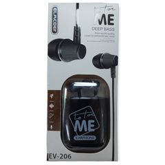 Elmcoei earphones EV-206  jack 3,5mm Black