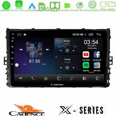 Cadence X Series VW MQB 2017-> 8core Android12 4+64GB Navigation Multimedia 9″