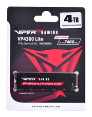 Patriot Memory VP4300 Lite M.2 4 TB PCI Express 4.0 NVMe (VP4300L4TBM28H)