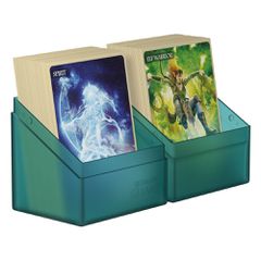 Ultimate Guard Boulder Deck Case 80+ Standard Size Malachite-thumb-3