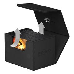 Ultimate Guard Sidewinder 100+ XenoSkin Monocolor Black-thumb-3