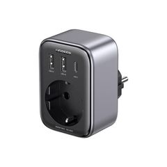 Ugreen (90613) Multiple Wall Socket USB-C PD 30W + 2 x USB-A. Grey