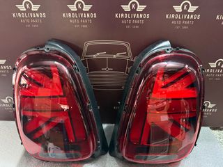 MINI COOPER GP3 F56/55/57 ΦΑΝΑΡΙΑ SMOKED (ΜΠΟΡΝΤΟ) UNION JACK ΓΝΗΣΙΑ ΚΑΙΝΟΥΡΓΙΑ 14-23