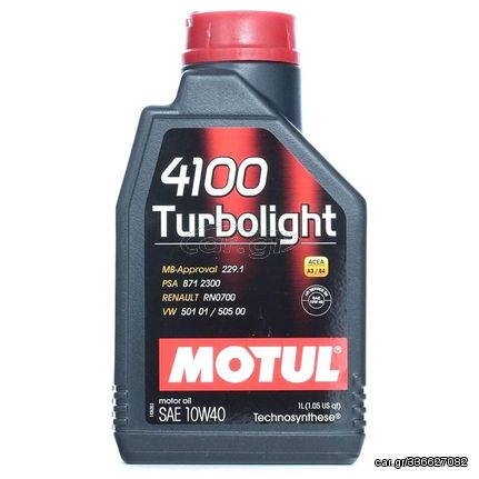 Motul 4100 Turbolight 10W-40 1L