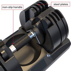 Αλτήρας 1 X 20kg Ρυθμιζόμενος Viking D350 Twist And Lock-thumb-3