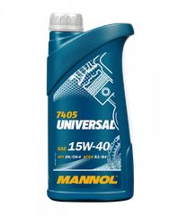 Λιπαντικό Μηχανής Mannol Universal 15W-40 1L 7405-1