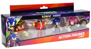 P.M.I. Sonic Prime - 4 Pack (S1) Action Figures (7.5cm) (Random) (SON6040)