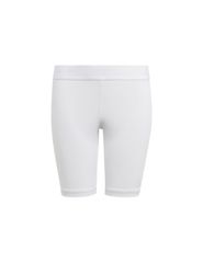 Adidas Παιδικό Κολάν Αθλητικό Κοντό Λευκό Techfit IA1210