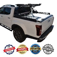 ΚΑΠΑΚΙ ΚΑΡΟΤΣΑΣ ΡΟΛΟ ΑΛΟΥΜΙΝΙΟΥ ΜΕ PREMIUM ROLL-BAR ΜΕ ΚΑΛΑΘΙ TEK 2 MAX 9080 ROLL+RB 430BAS ISUZU D-MAX 2012+ & 2016+