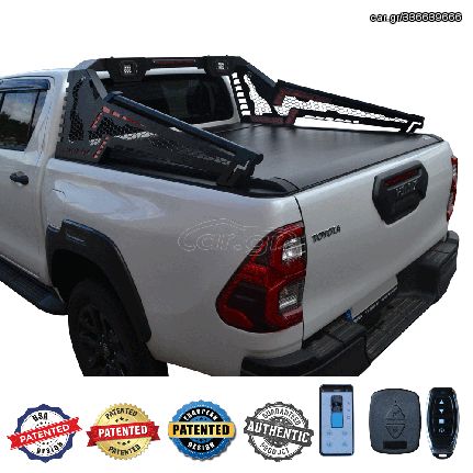 SMART ΡΟΛΟ ΑΛΟΥΜΙΝΙΟΥ ΗΛΕΚΤΡΙΚΟ ΜΕ FORMULA STYLE ROLL-BAR SMART 2-7000 E-ROLL+RB 450 TOYOTA HILUX REVO 2016+ & HILUX 2021+