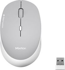 Mouse Wireless 2.4G Optical USB Gray-White 1600dpi Meetion R570 Ποντίκι Οπτικό Ασύρματο