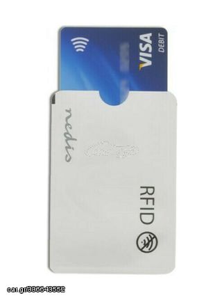 Nedis Αντικλεπτική Θηκη Καρτών  ασημί RFID Έως 3 κάρτες PRIVRF10AL