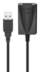 GOOBAY καλώδιο προέκτασης USB 95439, active, 480Mbps, 5m, μαύρο