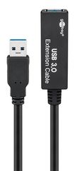 GOOBAY καλώδιο προέκτασης USB 3.0 95727, active, 5Gbps, 5m, μαύρο