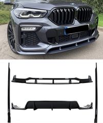Aero Body Kit BMW X6 G06 (10.2019-03.2023) M-Tech Black Knight Design Piano Black