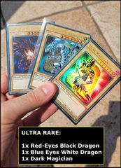 3 ULTRA RARE κάρτες Yugioh = 5€ ΟΛΕΣ ΜΑΖΙ