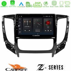 Cadence Z Series Mitsubishi L200 2016-> & Fiat Fullback (Auto A/C) 8core Android12 2+32GB Navigation Multimedia Tablet 9″