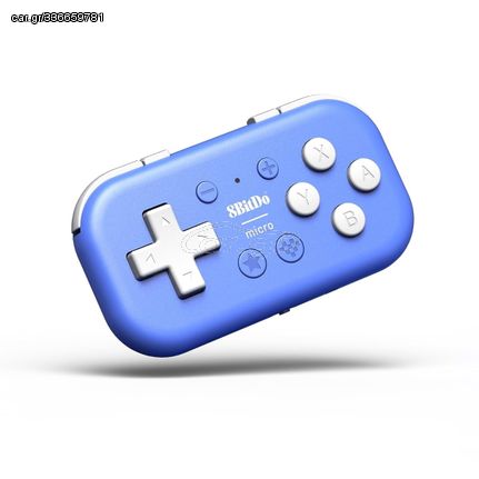 8Bitdo Micro Ασύρματο Bluetooth Gamepad Pocket-sized Mini για Switch / Android / Raspberry Pi Μπλε