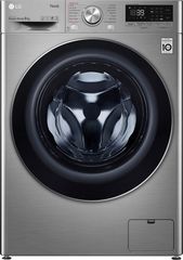 LG F4WV709S2TE Πλυντήριο Ρούχων 9kg με Ατμό 1400 Στροφών Inox ΕΩΣ 12 ΔΟΣΕΙΣ