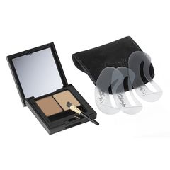 Christian faye επαγγελματικό kit make up φρυδιών 2 αποχρώσεων brown - CF-502