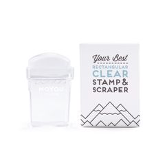 Rectangular clear stamper & scraper - 113-MSRC