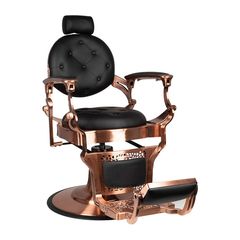 Πoλυθρόνα barber Claudius Rose Gold-Black - 0133012