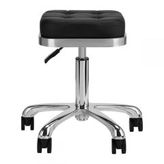 Nordic Style Luxury Silver Beauty Stool Black - 0137481