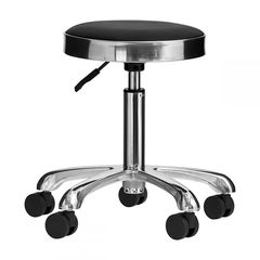 Nordic Style Luxury Silver Beauty Stool Black - 0137110