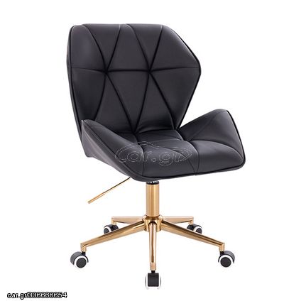 Vanity Chair Diamond Gold Black Color - 5400175