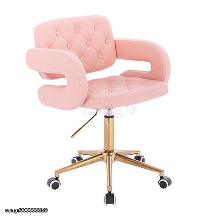 Vanity Chair Νarcissus Gold Pink Color - 5400185