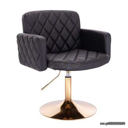 Geometric Chair Base Gold Black Color - 5400209