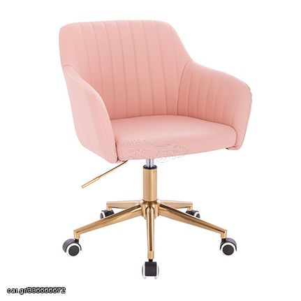 Nordic Style Vanity chair Gold Pink Color - 5400214