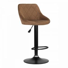 Bar stool velvet HOKER BROWN - 0143507