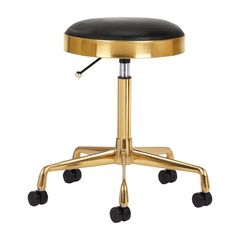 Nordic Style Luxury Stool Golden Black - 0140261