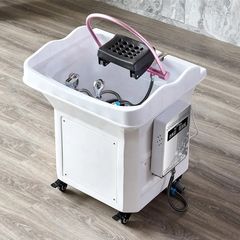 Portable Station for hair and head spa White-8680406