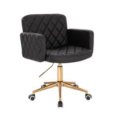 Geometric Aesthetic Stool Gold Black-5400311