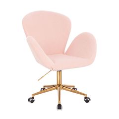 Elegant Teddy Stylish Chair Light Pink-5400315