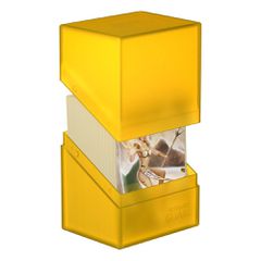Ultimate Guard Boulder Deck Case 80+ Standard Size Amber-thumb-1