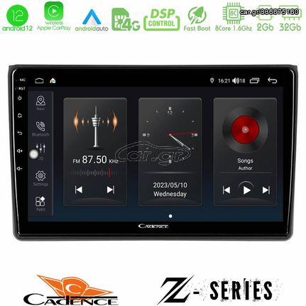 Cadence Z Series Audi A4 B7 8core Android12 2+32GB Navigation Multimedia Tablet 9″