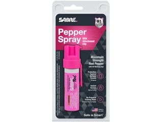 Pepper Spray Sabre P-22-PK-OC Pink με Κλιπ Προσάρτησης 
