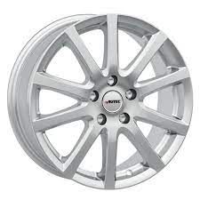 AUTEC SKANDIC 6x15''(TOYOTA YARIS - 0PEL CORSA) SILVER & DULL BLACK