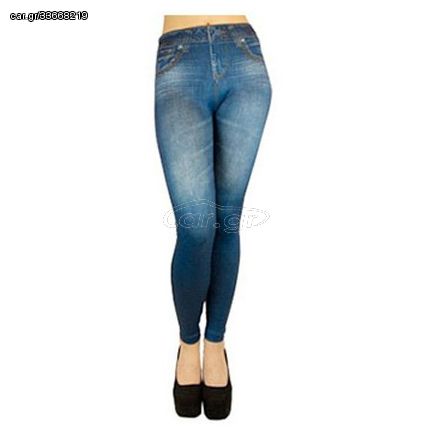 Τζιν Κολάν Slim N Lift Caresse Jeans - Μπλε Χωρίς Σκισίματα