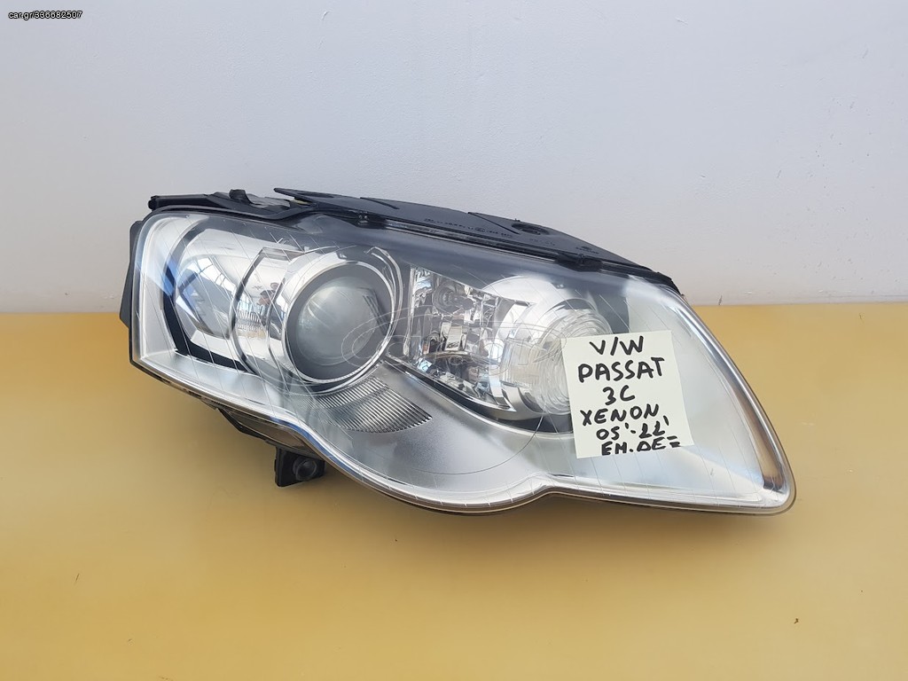 VW PASSAT 3C 2005-2011 ΕΜΠΡΟΣ ΔΕΞΙΟΣ ΦΑΝΟΣ XENON