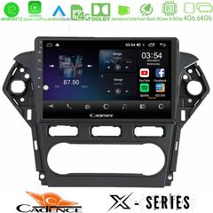 Cadence X Series Ford Mondeo 2011-2014 8core Android12 4+64GB Navigation Multimedia Tablet 9″