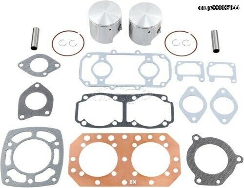 Wiseco σφυρήλατα πιστόνια BigBore 77.0mm με φλάντζες κυλίνδρου WK1015 Jet Ski Kawasaki JS 550 1982-1989, SX 550 1989-1991