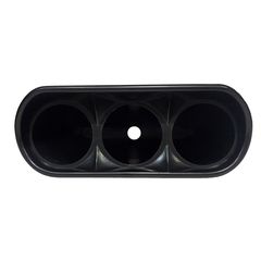Βάση Για Όργανα Ταμπλό Τριπλή (3 x 52mm) Μαύρη Auto Gauge (CAR0000585)