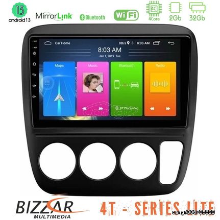 Bizzar U-LVB-HD0935 4T Series Honda CRV 1997-2001 4Core Android12 2+32GB Navigation Multimedia Tablet 9"