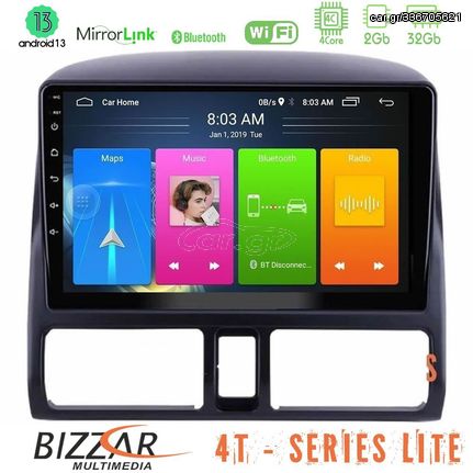 Bizzar U-LVB-HD0873 4T Series Honda CRV 2002-2006 4Core Android12 2+32GB Navigation Multimedia Tablet 9"